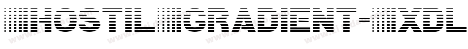 HostilGradient-XdlZ字体转换