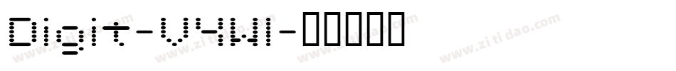 Digit-V4Wl字体转换