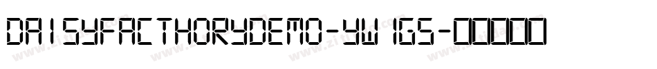 DaisyFacthoryDemo-yw1g5字体转换