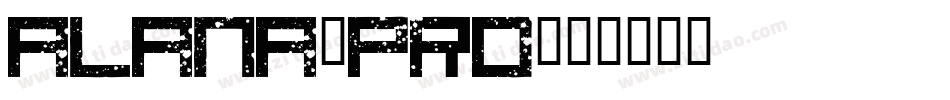 Alana-PRO字体转换