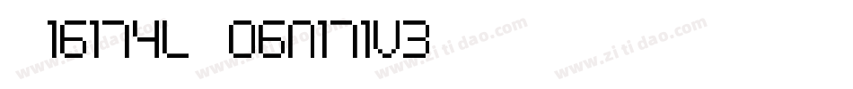 DigitalCognitive-1E1L字体转换