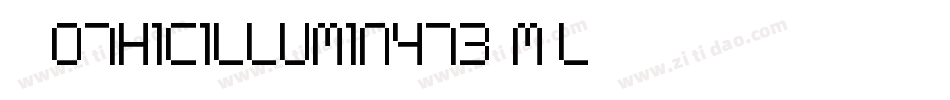 Gothicilluminate-m1l5字体转换