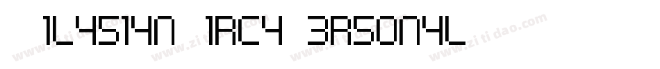 MilasianCircaPersonal-YB1L字体转换 MilasianCircaPersonal-YB1L字体转换