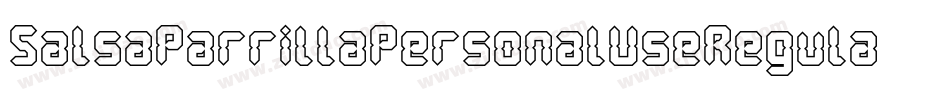 SalsaParrillaPersonalUseRegular-vmAly字体转换