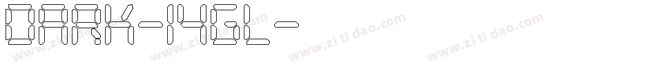 Dark-14gL字体转换