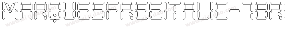 MarquesfreeItalic-7BrGl字体转换