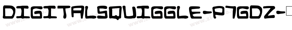 DigitalSquiggle-p7gdZ字体转换