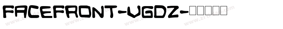 FaceFront-VGdz字体转换