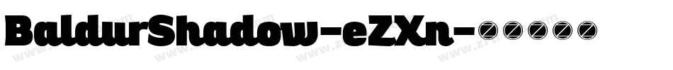 BaldurShadow-eZXn字体转换