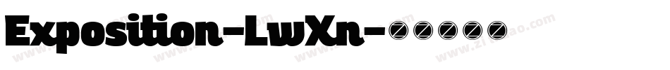 Exposition-LwXn字体转换