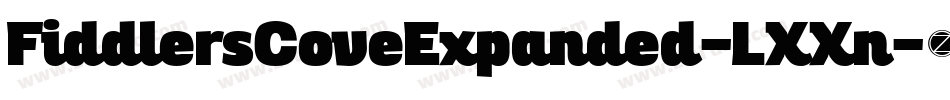 FiddlersCoveExpanded-LXXn字体转换