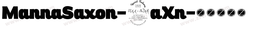 MannaSaxon-9aXn字体转换 MannaSaxon-9aXn字体转换