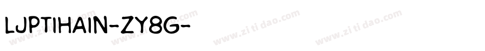 Ljptihain-zy8G字体转换
