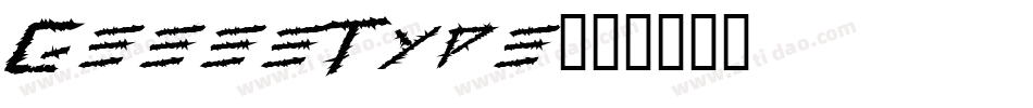 GeeeeType字体转换