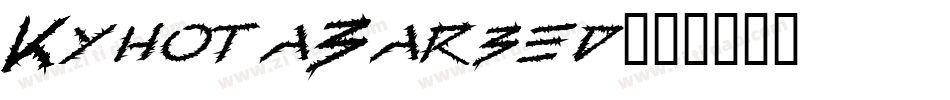 KyhotaBarbed字体转换