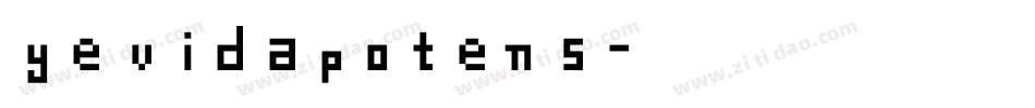 yevidapotens字体转换