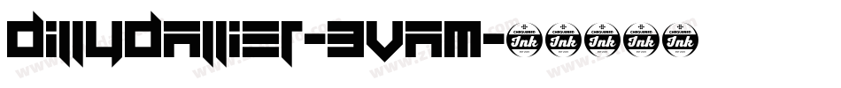 Dillydallier-3VAM字体转换