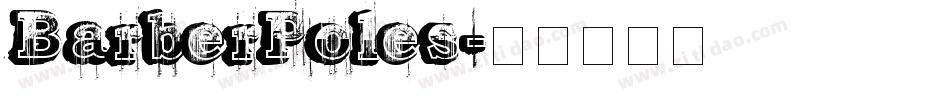 BarberPoles字体转换