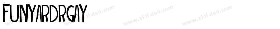 Funyard-rg8Ay字体转换