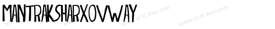 MantraksharXo1-vwAy字体转换