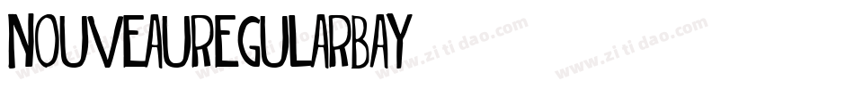 NouveauRegular-9BAy字体转换