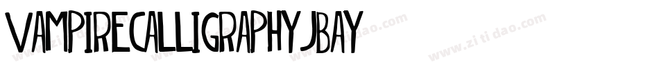 Vampirecalligraphy-jBAy字体转换