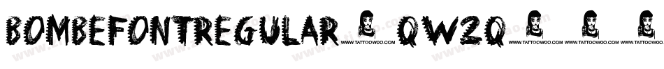 BombefontRegular-qw2q字体转换