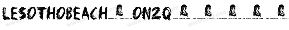 LesothoBeach-on2q字体转换