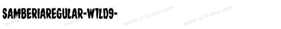SamberiaRegular-w1lD9字体转换