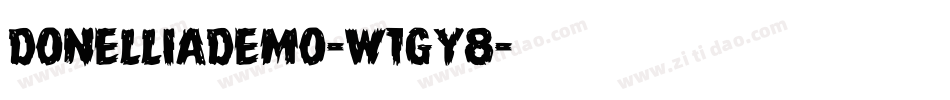 DonelliaDemo-w1GY8字体转换