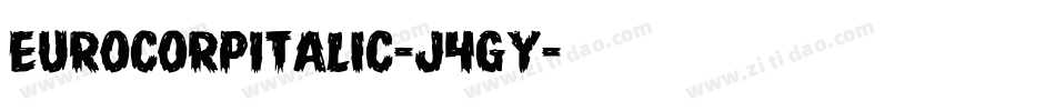 EurocorpItalic-j4Gy字体转换