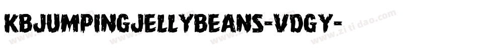 Kbjumpingjellybeans-VDGy字体转换