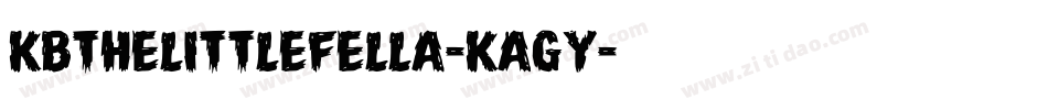 Kbthelittlefella-KAGy字体转换