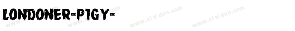 Londoner-p1Gy字体转换