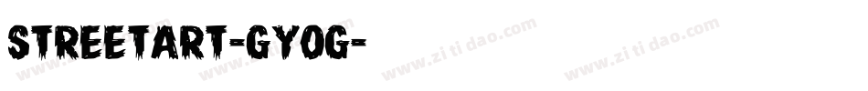 StreetArt-GyOg字体转换