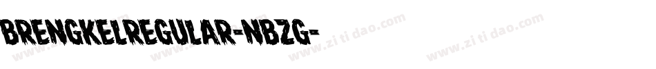 Brengkelregular-nBZg字体转换