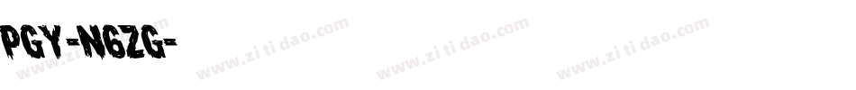 Pgy-n6Zg字体转换