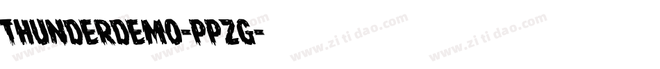 ThunderDemo-PpZg字体转换