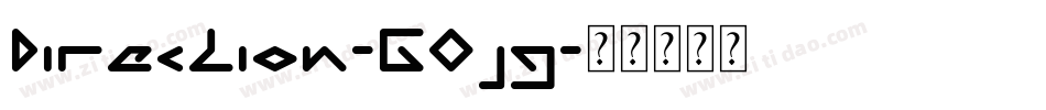 Direction-GOjg字体转换