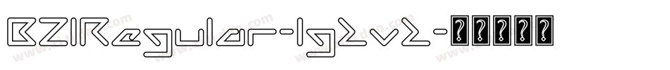 B21Regular-lgZvZ字体转换