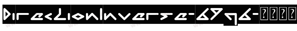 DirectionInverse-69q6字体转换