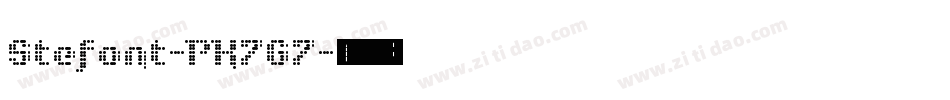 Stefont-PK7G7字体转换 Stefont-PK7G7字体转换