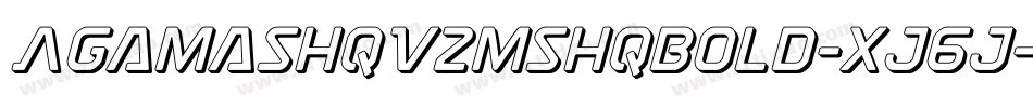 AgaMashqV2MshqBold-xj6j字体转换