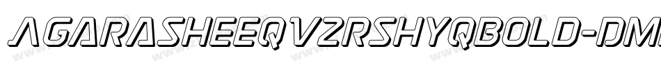 AgaRasheeqV2RshyqBold-DMDE字体转换