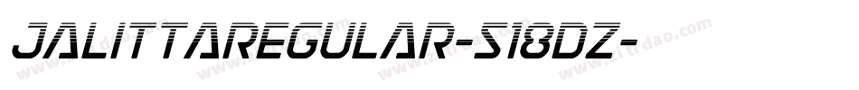 JalittaRegular-518dZ字体转换 JalittaRegular-518dZ字体转换