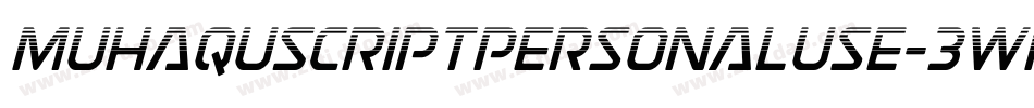 MuhaquScriptpersonaluse-3WDz字体转换 MuhaquScriptpersonaluse-3WDz字体转换