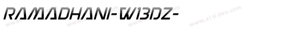 Ramadhani-w13DZ字体转换 Ramadhani-w13DZ字体转换