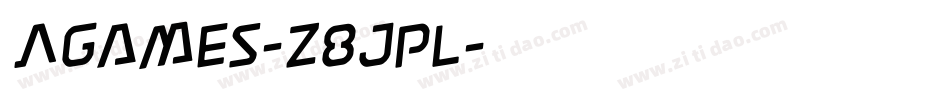 Agames-z8JPl字体转换
