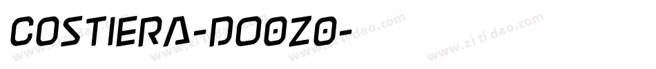 Costiera-DO0z0字体转换