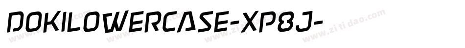 DokiLowercase-xp8j字体转换